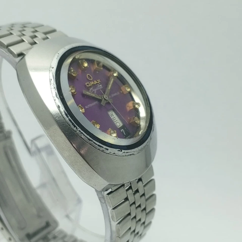 Omax Crystal 3559K Day/Date Vintage Men’s Watch - Image 3 of 4