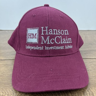 Hanson McClain Hat Independent Investment Hat Adjustable Adult Baseball Hat