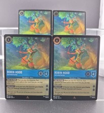 Disney Lorcana Robin Hood - Unrivaled Archer 162/204 Fabled Rare Foil 4 Cards