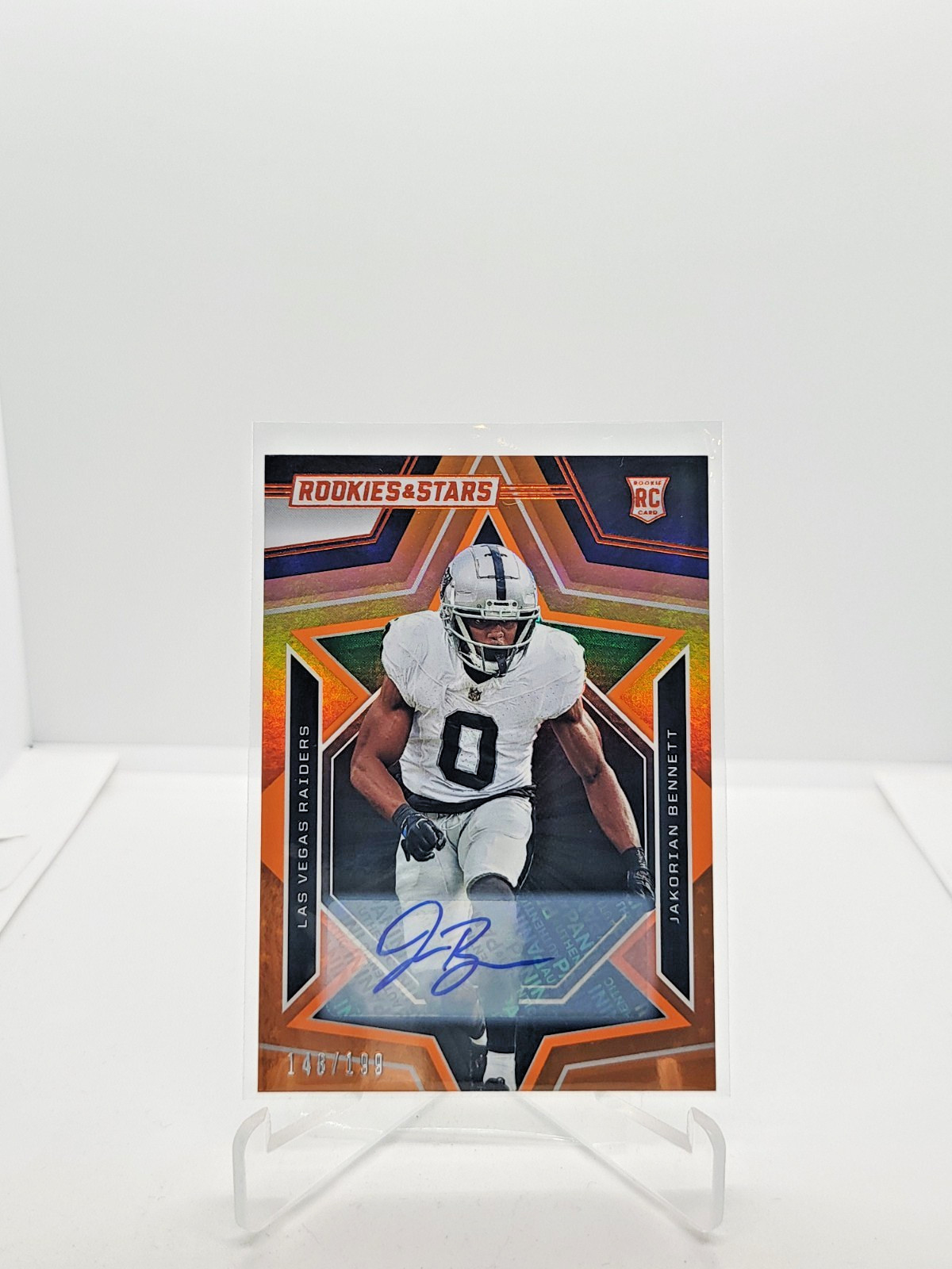 Jakorian Bennett Panini Rookies & Stars #147 Autograph-Orange