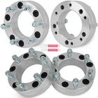 4Pc 5x5.5 to 6x5.5 Wheel Adapters 2" For Ford Dodge 5 Lug Convert to Chevy 6 Lug