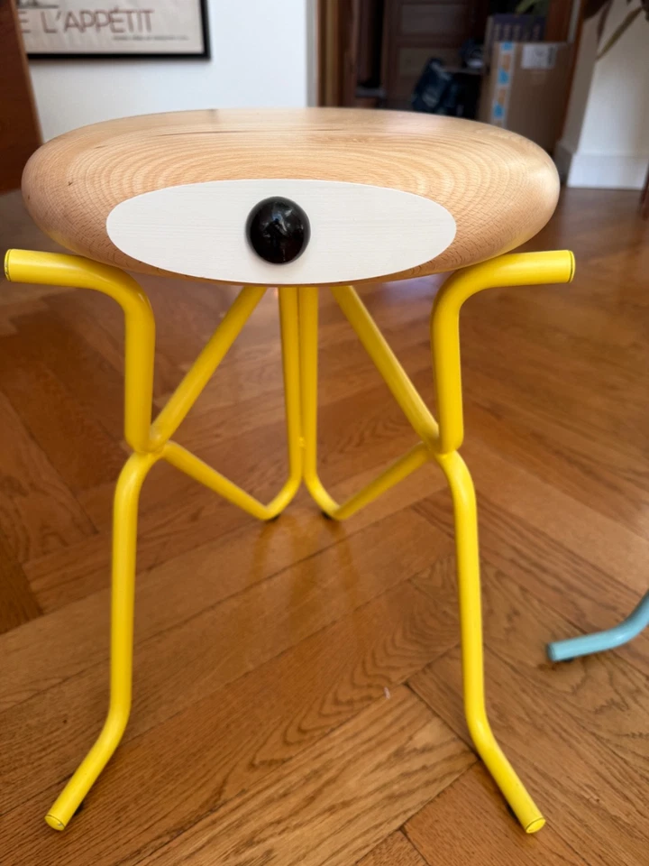 Pair of very Rare Phillip Grass “Companion” Stools - Image 4 of 4