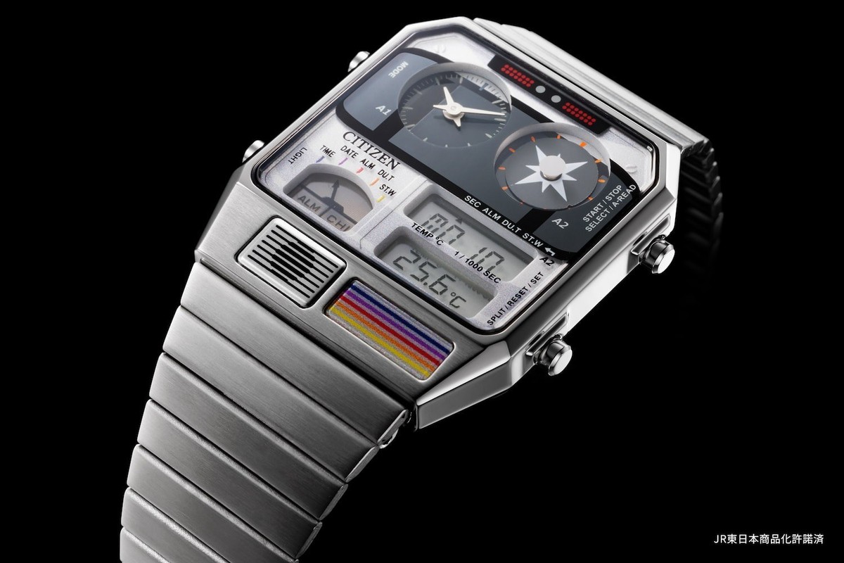 CITIZEN Ana-Digi Temp 140th Anniversary Ueno Station Cassiopeia