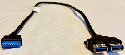 1x Amphenol für Fujitsu Kabel mit 2x USB 3.0 T26139-Y3999-V505/A3C40176685,B !!!