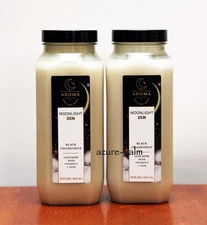 Bath Body Works BLACK CHAMOMILE Luxe Bubble Bath Moonlight Zen 15ozs x 2