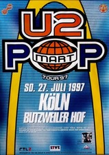 U2 - U 2 - 1997 - Live In Concert - Popmart Tour - Poster - Köln