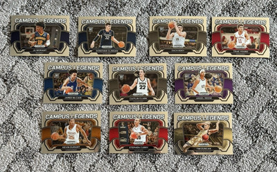 2024-25 Panini Prizm Draft Picks Basketball Campus Legends Complete Set 1-10