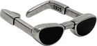 Handmade 925 Sterling Silver Ring Adjustable Cool Stacking Vintage Sunglasses