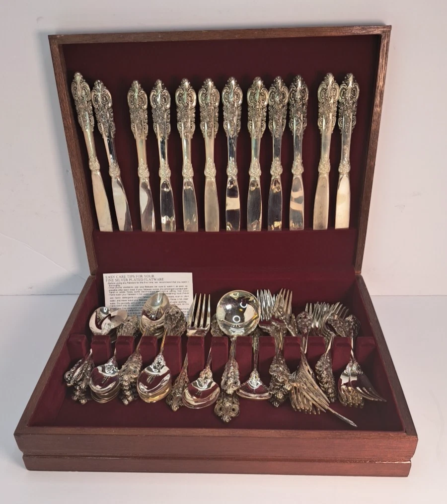 Godinger Baroque In Antique Us Silver-Plated Flatware for sale | eBay