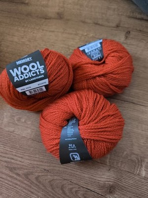 3 Memory Wooladdicts von Lang Yarns 076 terracotta Wolle neu