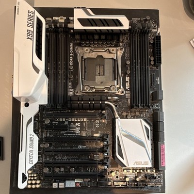 ASUS X99-DELUXE ATX LGA2011-3 DDR4 Motherboard Dual LAN Multi-GPU Support
