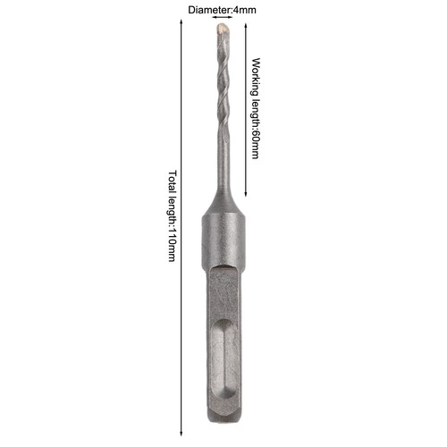 Trapano avvitatore elettrico 4mm per trapano a percussione design rimozione detriti migliorato - Foto 1 di 37