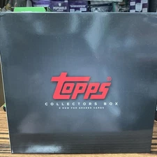 Topps Authentic Black Luxury Collectors Box 3 Row Graded Trading Cards Storage