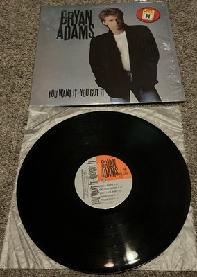 Bryan Adams  You Want It, You Got It  Vinyl LP Record VG+  MEGA RARE - SHRINK