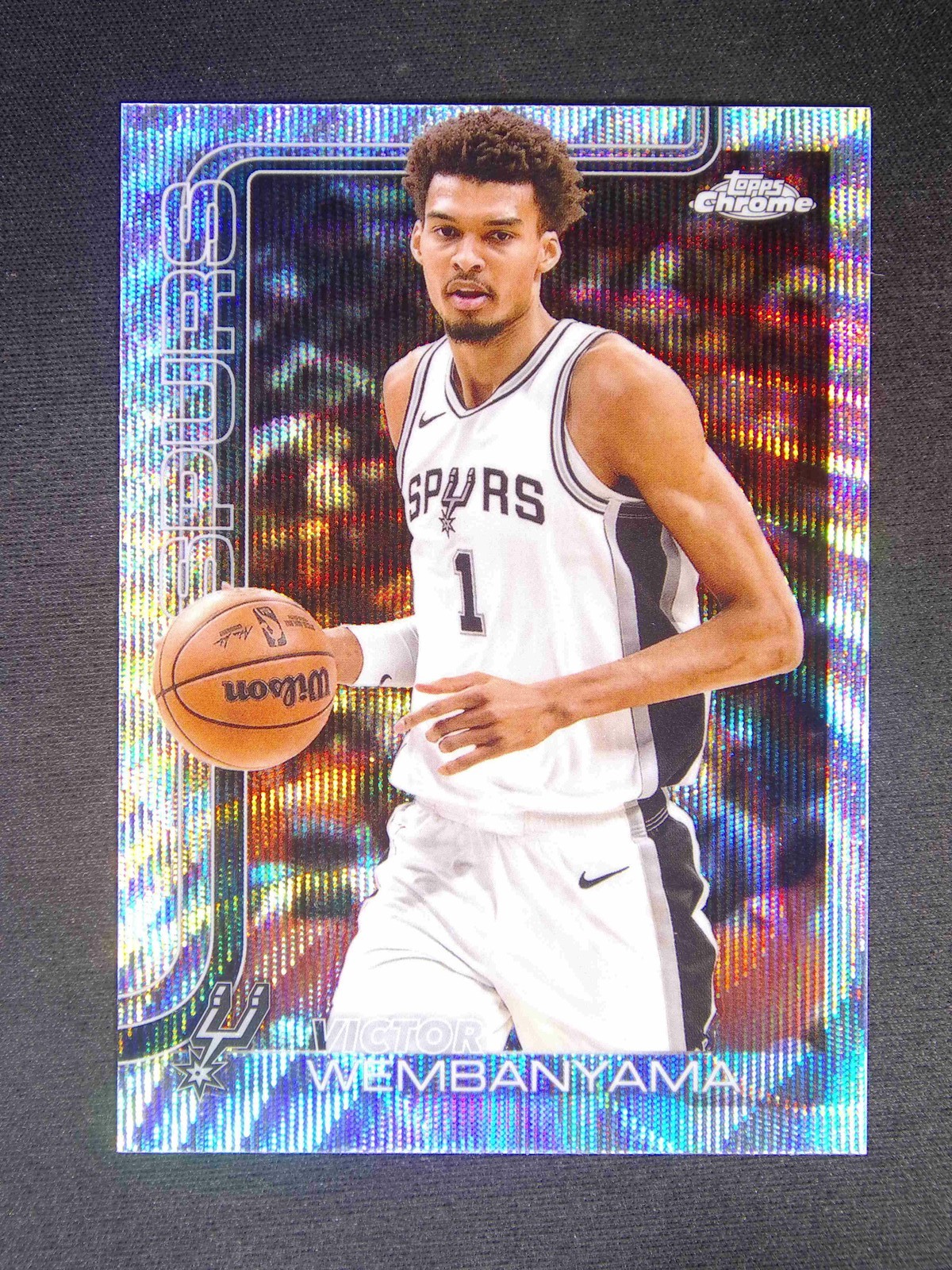 2025-26 Topps Chrome Victor Wembanyama #221 Wave Refractor