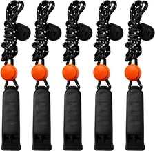 Emergency Safety Whistle 120dB Survival Loud 5-Pack for Outdoor