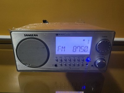 Sangean WR-2 AM/FM/RDS Radio Receiver LCD Digital Tuner Oak Tested 