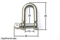 SchäKel D SchäKel RundschäKel Geschmiedet Edelstahl 6Mm ARBO-INOX