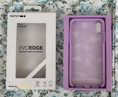 TECH21 EVOEDGE Orchid Pink Smartphone Case for iPhone XS Max