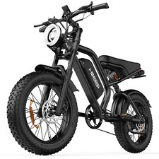 Hikeep 20" E-Mountain Bike 1000W Peak Electric bike 15AH 28mph for Adults E-bike
