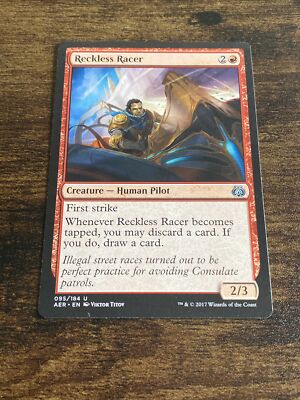 Reckless Racer 95/184 Aether Revolt Magic The Gathering MTG B11645*