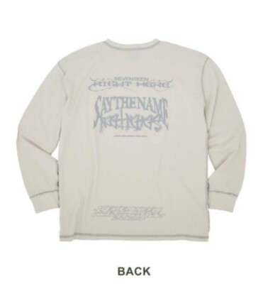 SEVENTEEN SVT WORLD TOUR RIGHT HERE IN JAPAN L/S T-SHIRT WHITE