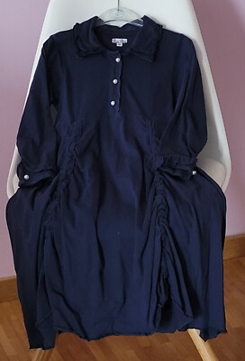 top Pom Pom Kleid dunkelblau*Gr. 110/116* Mädchen*