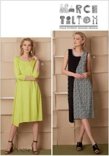 Vogue V9254 Misses' Pullover Dresses with Asymmetrical Front Sew Pattern