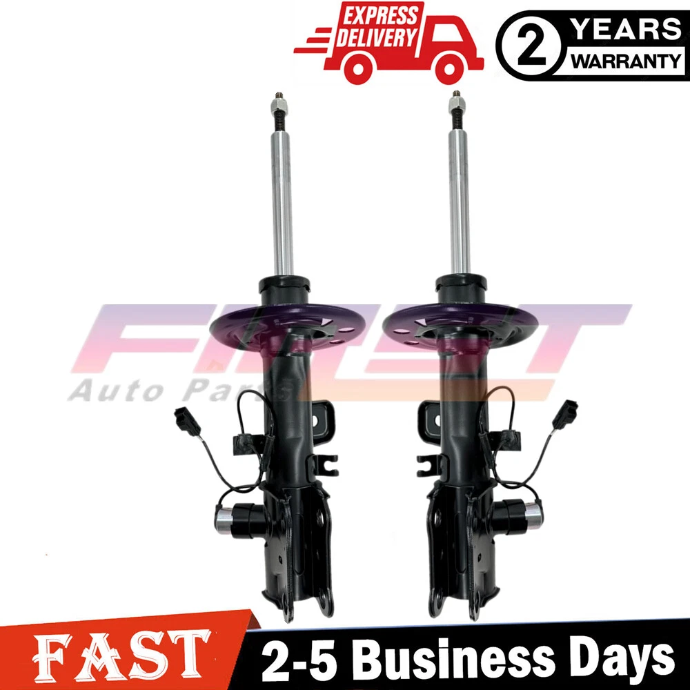 Pair Fit Lincoln MKT 2013-2019 Front Left Right Shock Absorbers 