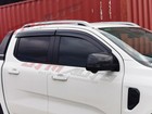 Black Tinted Weather Shields Windows Visors to suit VW Volkswagen Amarok 2023+