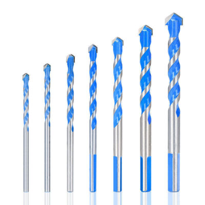 Gewinde Dreieck Hartmetall Runde Griff Blau Wand Fliesen Overlord Bohrer 3-12 mm
