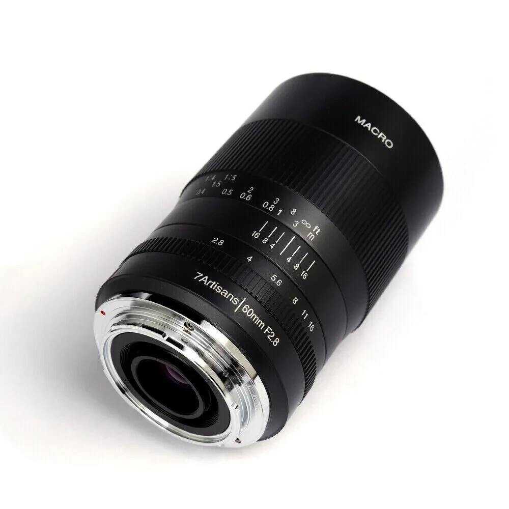 7Artisans 60mm F2.8 MACRO M43マウント 美品 7artisans 60mm F2.8 APS-C MF Macro Prime Lens for Canon EOS-M Sony