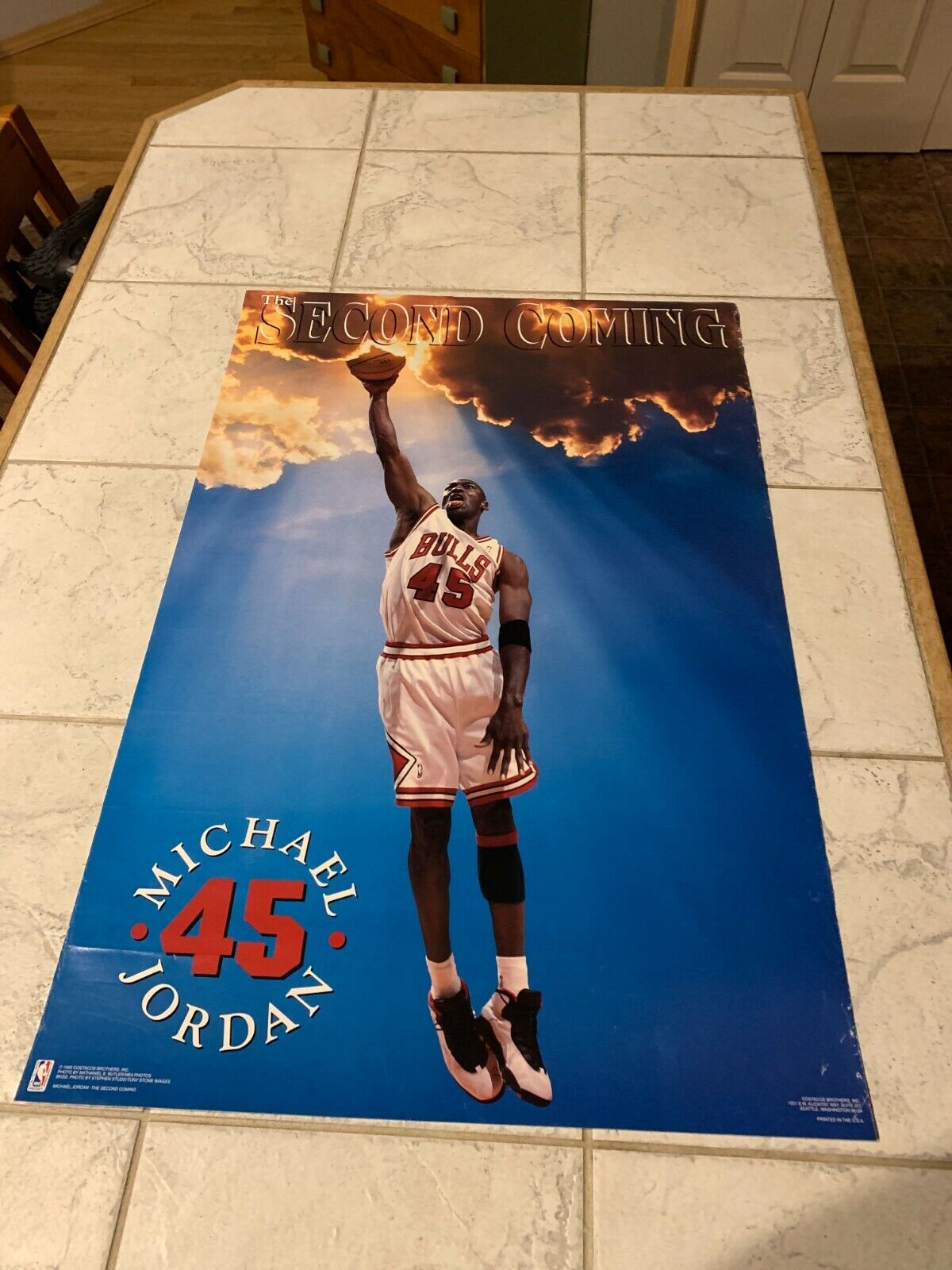 1995 THE SECOND COMING #45 Michael Jordan Chicago Bulls