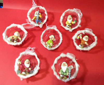 Addobbi Decorazioni Natalizie Disney.Natale Decorazioni Ornaments Addobbi Albero Disney Sette Nani Natale Christmas Ebay