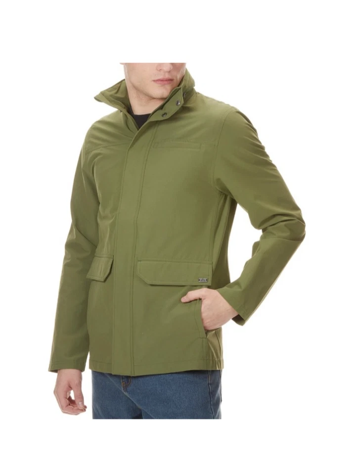 NWOT EMS Eastern Mountain Sports Men Size S Compass Utility Jacket Green Hooded - Image 3 of 4
