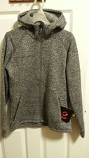 Nwt Mammut Kachemak Hoody Wmn Gray Soft Winter Fleece Hooded Jacket Coat Size L