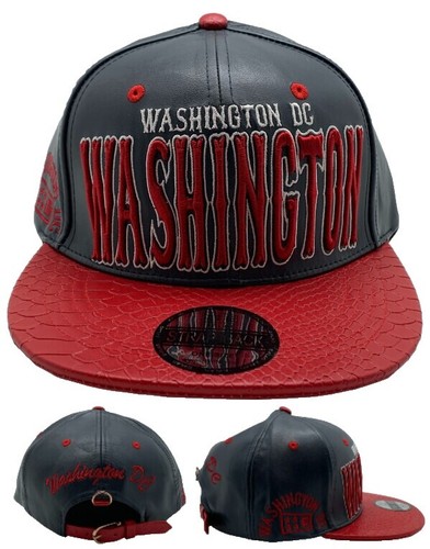 Vintage Washington Wizards Hat Mens Blue Black Snapback Logo 