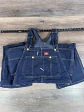 Dickies Men's Big-Tall Bib Overall 32W x 30L, Washed Indigo Blue
