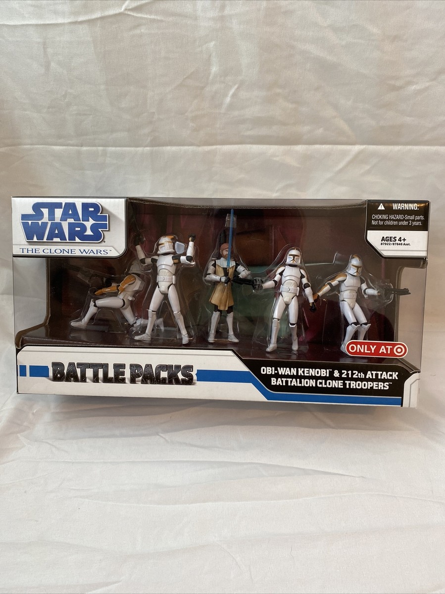 Star Wars Clone Wars Battle Packs Obi Wan Kenobi 212th Attack