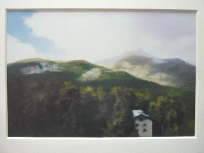 Stell-Es-Auf! GERHARD RICHTER ''Sils Maria 2009'' 30x40! Wandern Alpen Schweiz