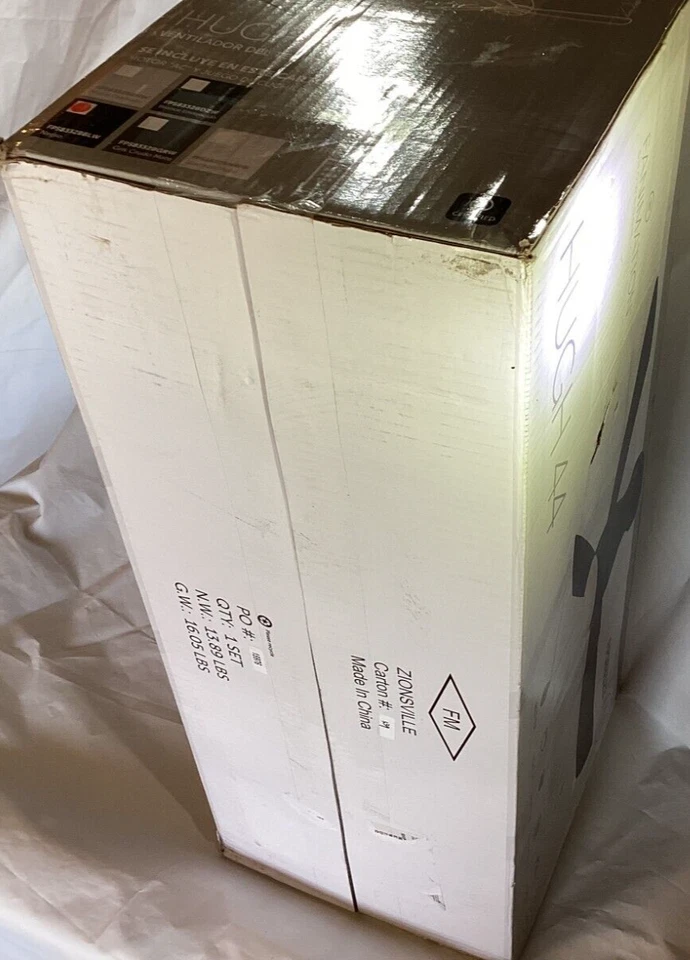 FANIMATION Hugh 44"Integrated LED Indoor/Outdoor Black Ceiling Fan w/Remote - Image 3 of 4