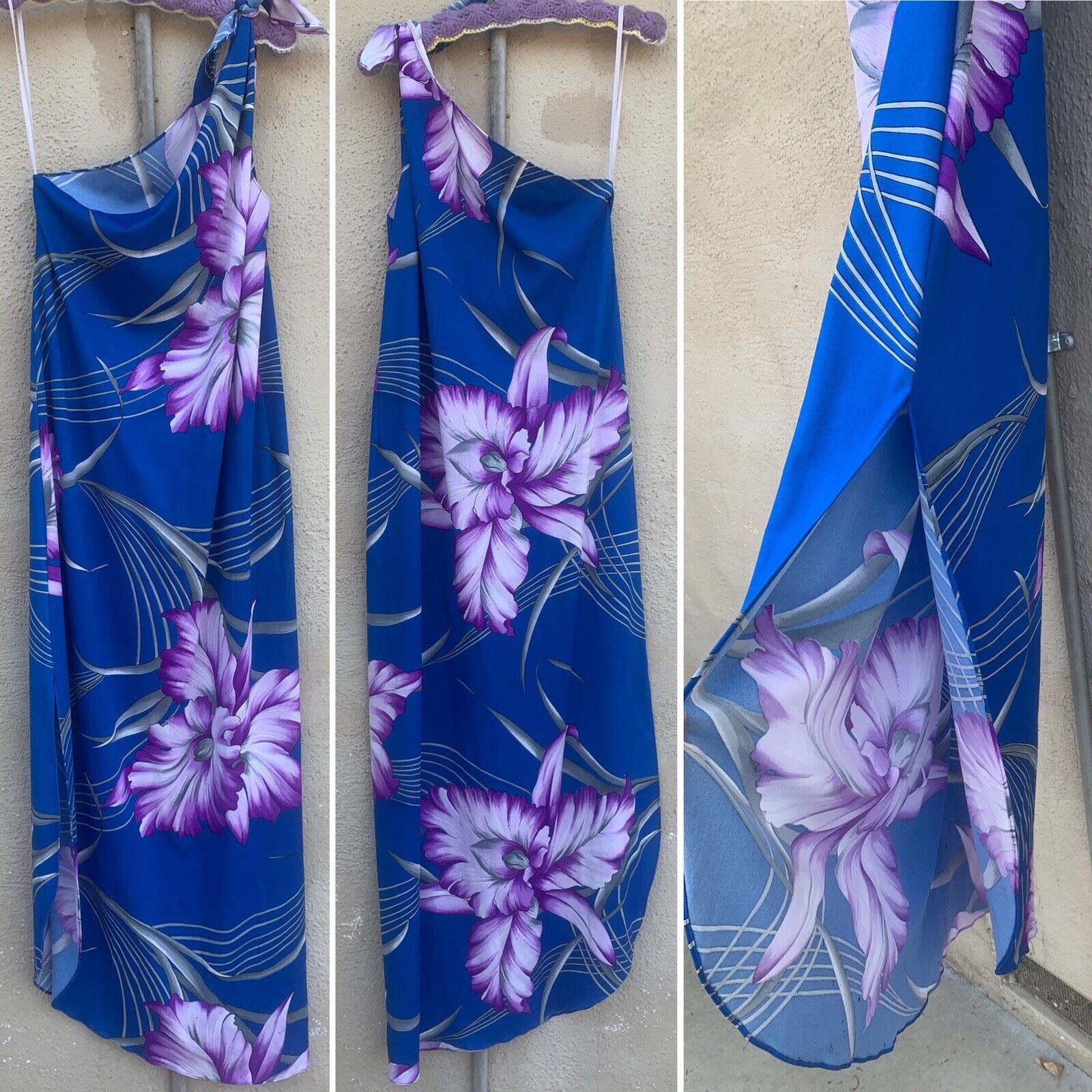 Vintage Resort Line Hawaii One Shoulder Hawaiian … - image 5