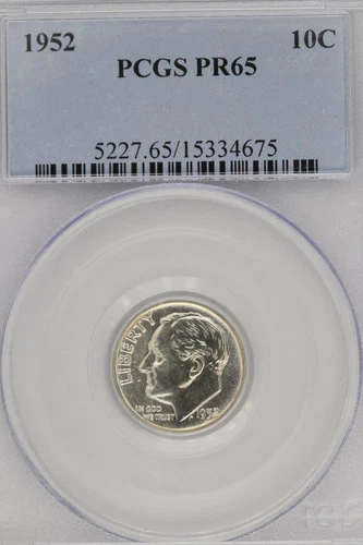 1952 Roosevelt Dime PCGS PR 65 *DoubleJCoins*  JL1100-263