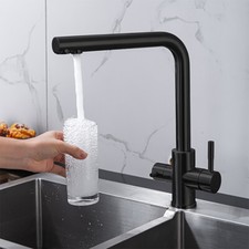 3 Wege 2 in 1 360°Swivel Wasserhahn Küche für Wasserfilter Küchenarmatur Modern
