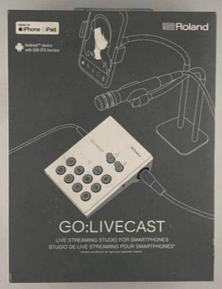 NEW Roland GO:LIVECAST Pro Production for Smartphone Livestreaming Studio Mixer - Image 2 of 4