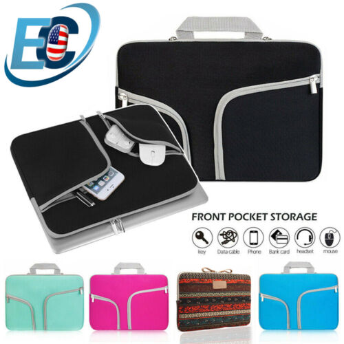 Laptop Sleeve Case Pouch Bag Cover For MacBook Air Pro HP Dell Acer 13" 14" 15" - Afbeelding 1 van 28