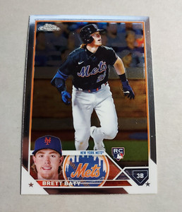 2023 Topps Chrome Brett Baty #204 Rookie New York Mets RC