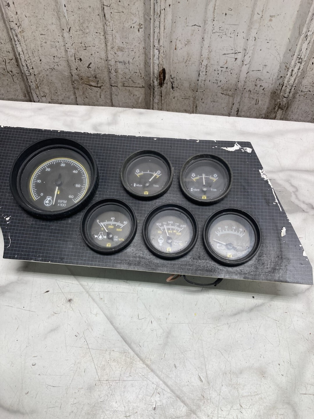 87 Sea Ray 270 Boat gauge gauges dash panel instrument eBay