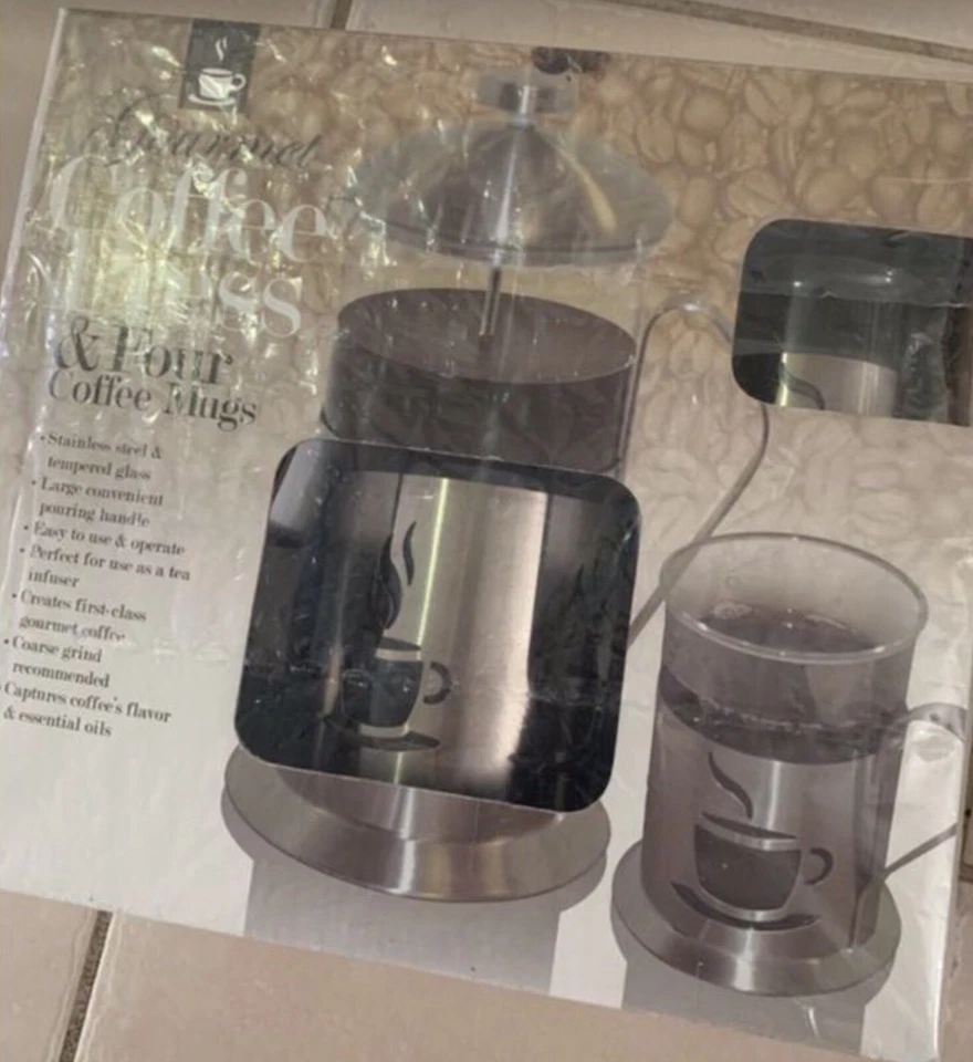 BergHOFF Prensa Francesa Juego de Prensa de Café Gourmet 5 Piezas, Nuevo Con Caja Foto 4 de 4