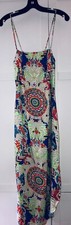 Mara Hoffman  Womens  Colorful Button Down Mi...